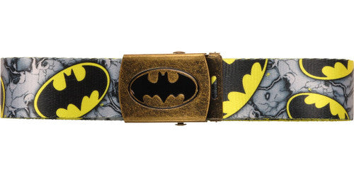 Batman All Over Logo Yellow Belt