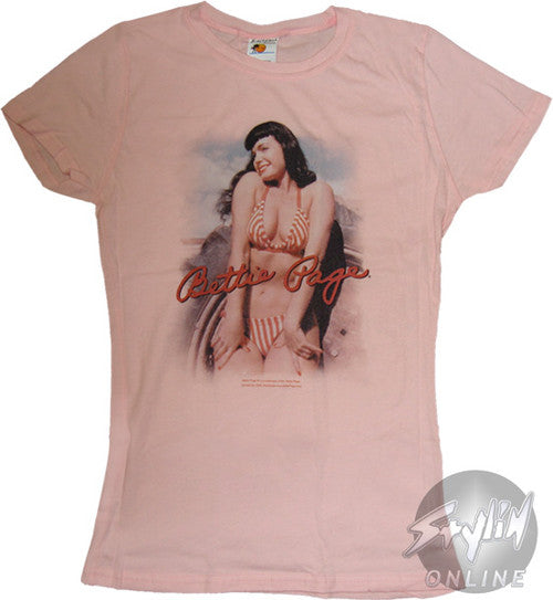 Bettie Page Pose Baby T-Shirt