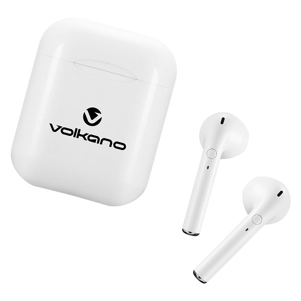 Volkano Buds Series True Wireless Bluetooth Earphones Earbuds with Charging Case