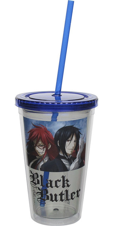 Black Butler Duo Charcoal Clear Travel Cup