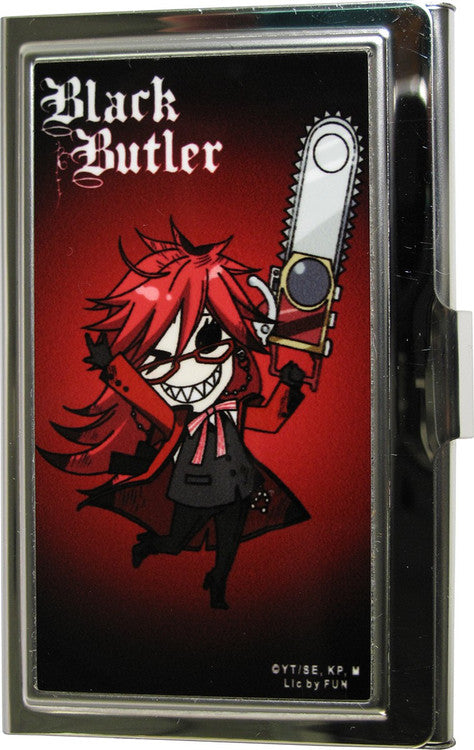Black Butler SD Grell Chainsaw Card Case