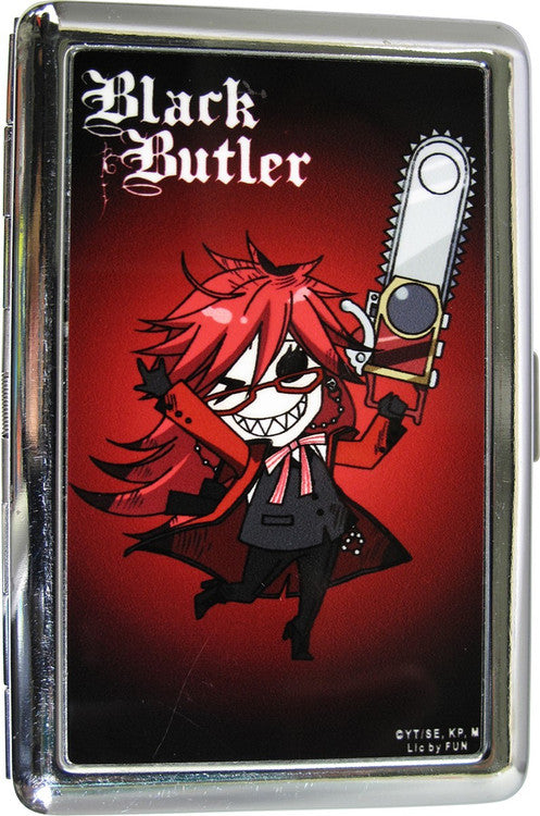 Black Butler SD Grell Chainsaw Large Card Case
