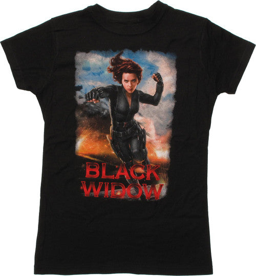 Black Widow Movie Punch Baby T-Shirt