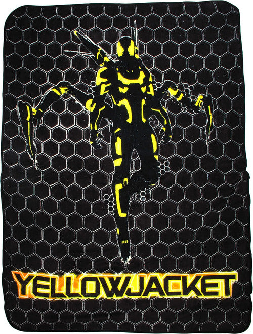 Ant-Man Yellowjacket Avengers Initiative Blanket in Black