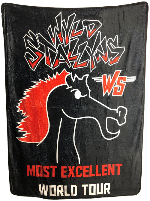 Bill and Ted Wyld Stallyns Tour Fleece Blanket
