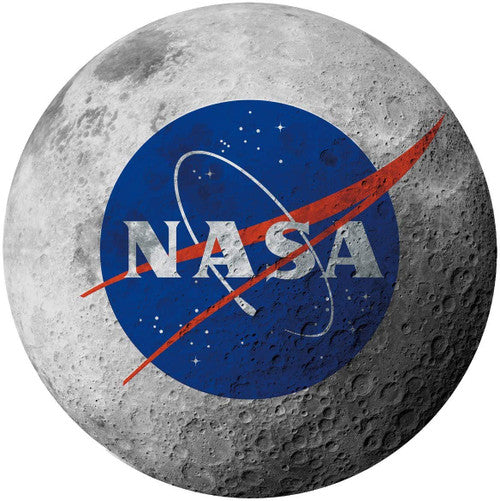 NASA Logo Moon Round Fleece Blanket