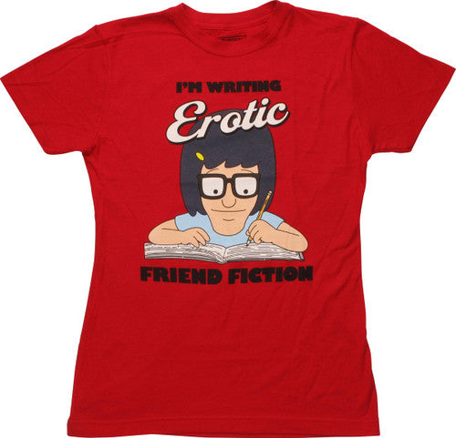 Bobs Burgers Erotic Friend Fiction Juniors T-Shirt