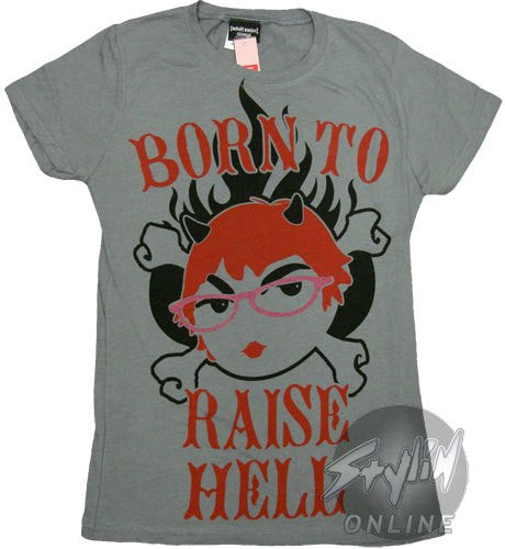 Lucy Daughter of the Devil Born to Raise Hell Baby T-Shirt