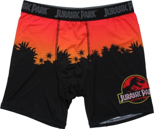 Jurassic Park Sunset Logo Boxer Briefs