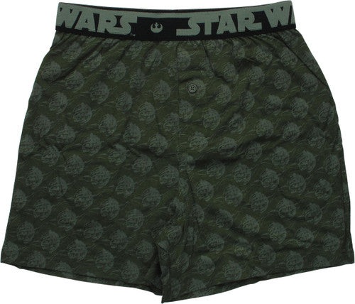 Star Wars Yoda Heads Boxers