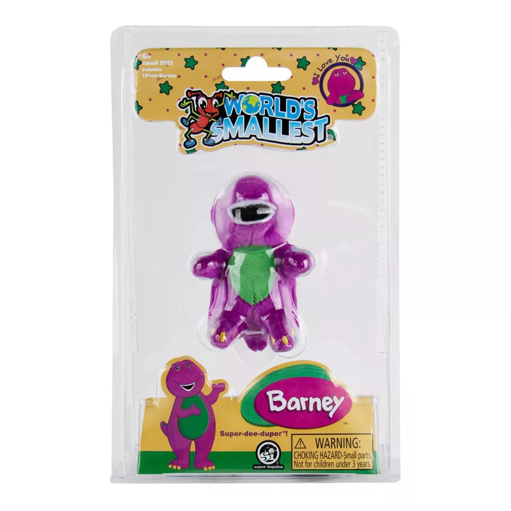 World's Smallest Barney Plush Toy