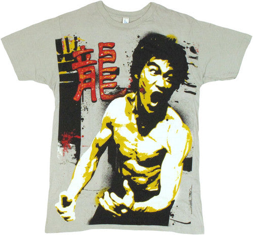 Bruce Lee Scream T-Shirt Sheer