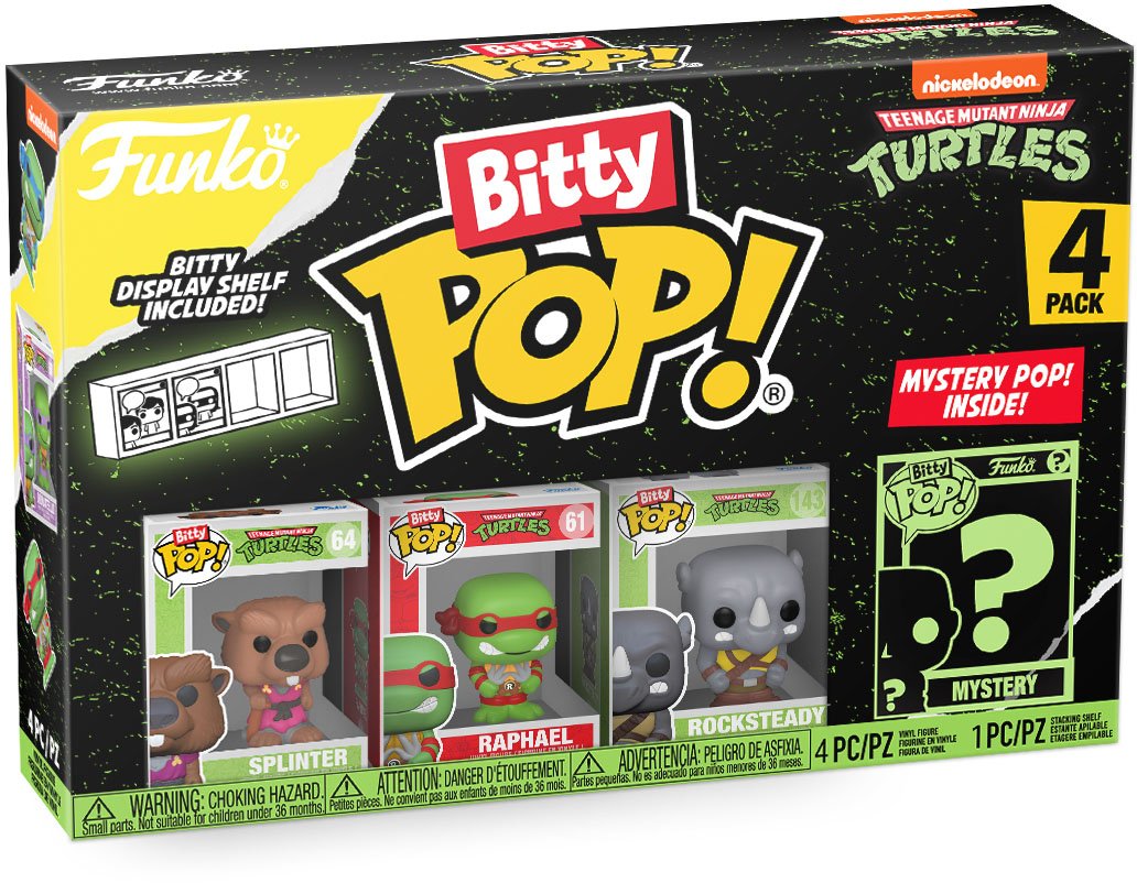 Funko Bitty Pop! Teenage Mutant Ninja Turtles - Splinter 4-Pack