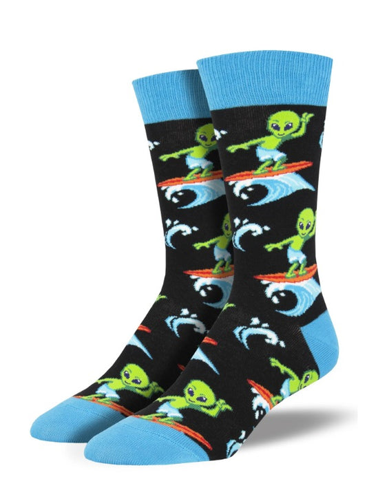 Surfing the Galaxy Men's Socks [1 pair]