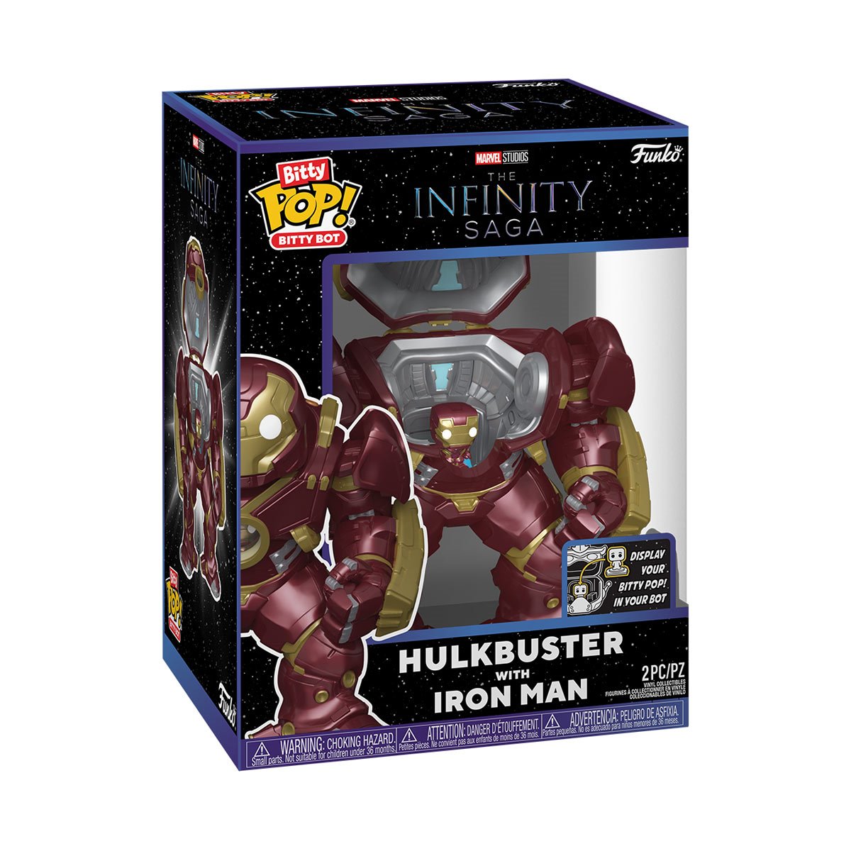 Funko Bitty Pop! The Avengers The Infinity Saga Hulkbuster with Iron Man