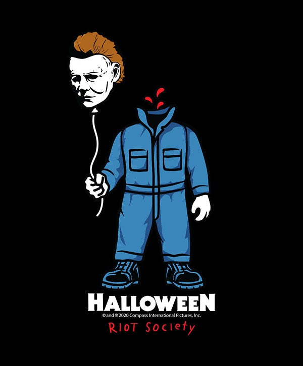 Riot Society - Halloween Michael Myers Balloon Head T-Shirt