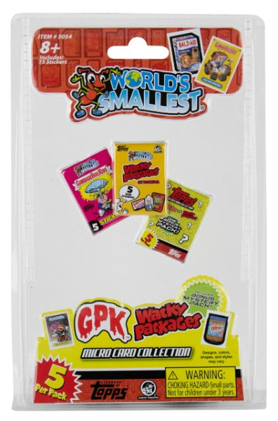 World's Smallest Topps Micro Card Collection