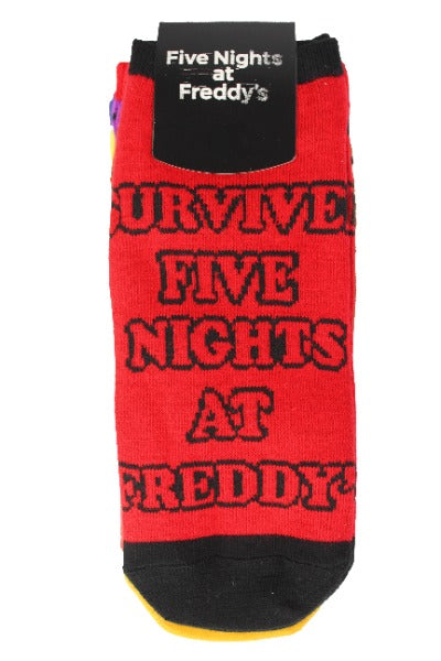 Five Nights at Freddy's I Survived Crew Socks 5-Pack