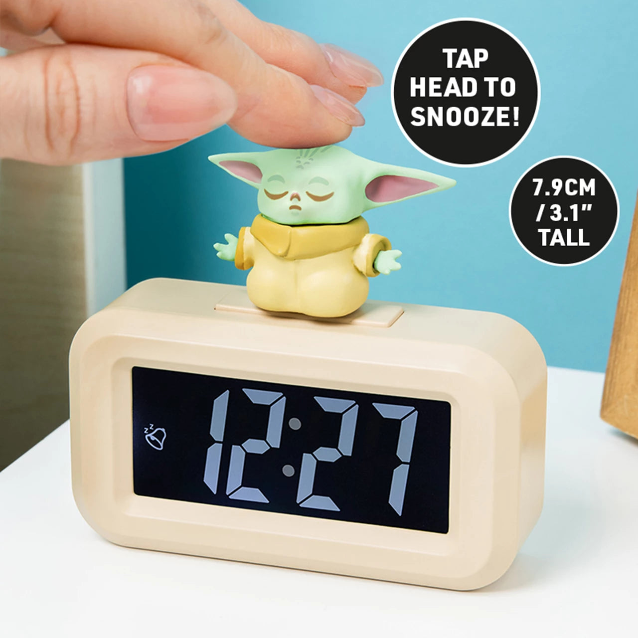 Mini Grogu The Mandalorian Icon Alarm Clock