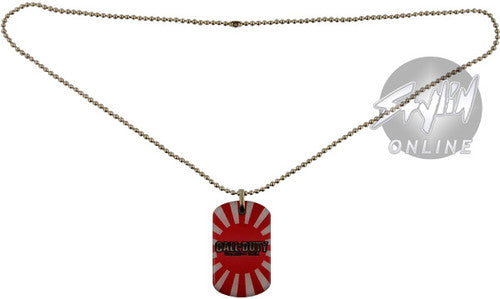 Call of Duty Sun Dog Tag in Red