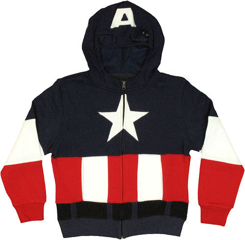 Captain America Costume Juvenile Hoodie