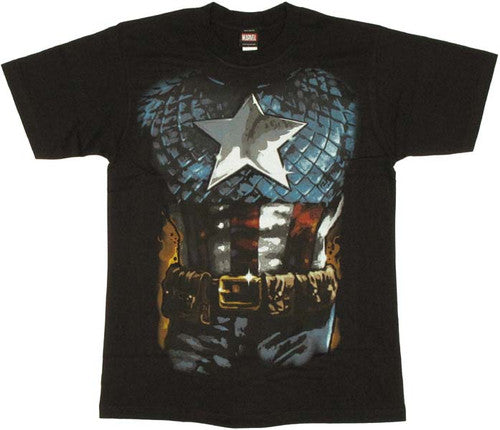 Captain America Costume T-Shirt