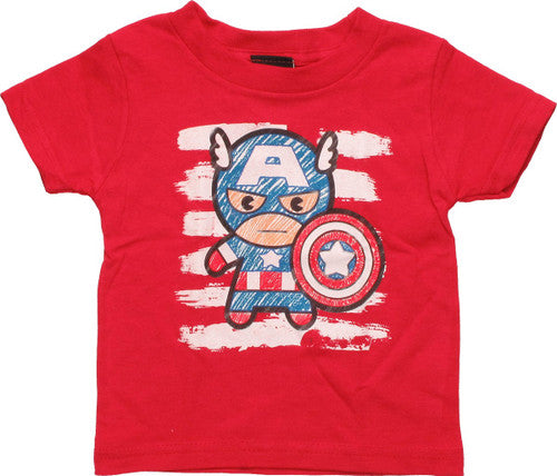 Captain America Crayon Toy Infant T-Shirt