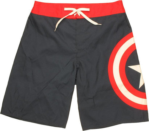 Captain America Logo Shorts