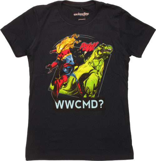 Captain Marvel WWCMD Pow Juniors T-Shirt