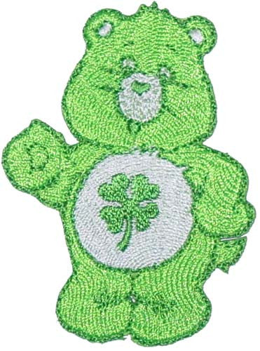 Care Bears Good Luck Bear Patch in Green