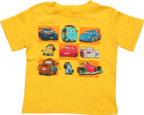 Cars Checkerboard Pattern Infant T-Shirt