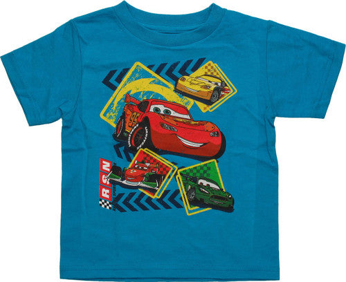 Cars McQueen Squares Toddler T-Shirt