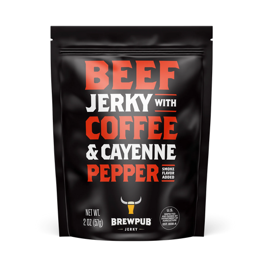 Brewpub Coffee & Cayenne Pepper Beef Jerky