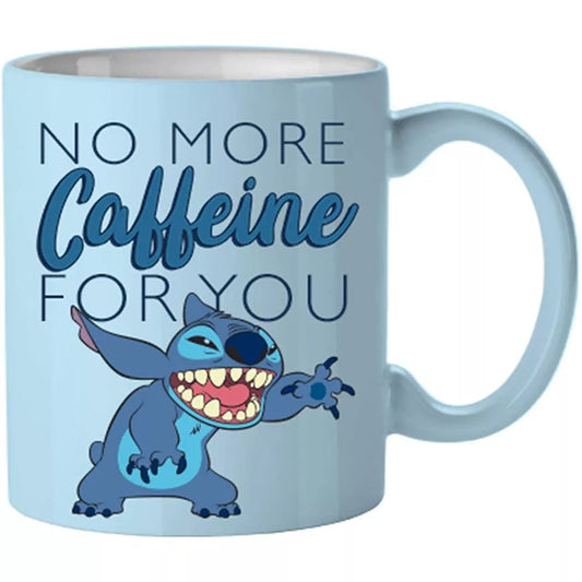 Disney Lilo & Stitch No More Caffeine Ceramic Mug