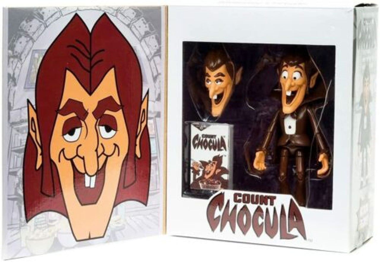 Count Chocula 6.5" Moveable Figurine with Alternate Head and Cereal Box