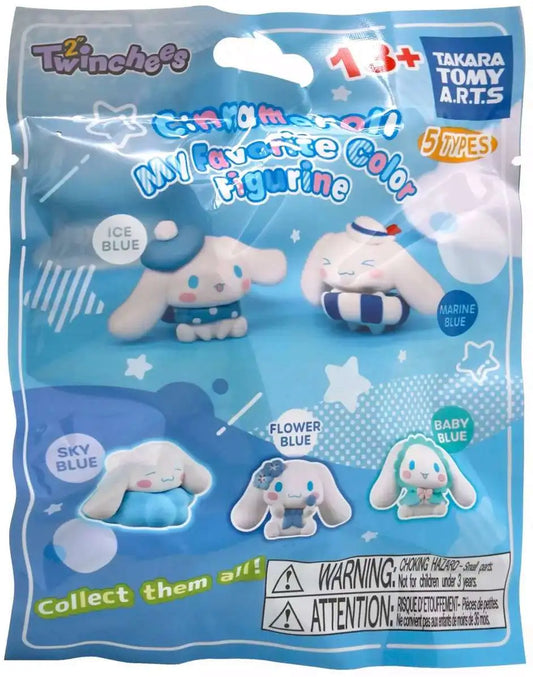 Sanrio Hello Kitty Twinchees Cinnamoroll My Favorite Color Figurine Mystery Pack (1 random)