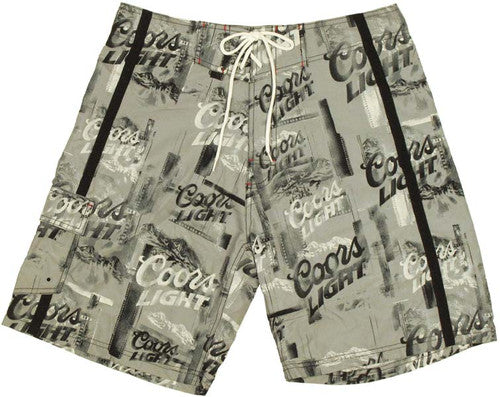 Coors Light Collage Shorts