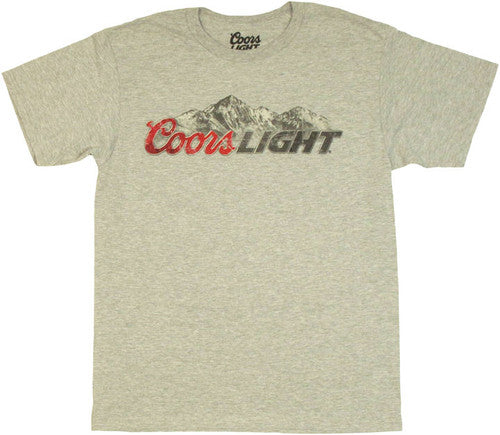 Coors Light Mountain T-Shirt Sheer