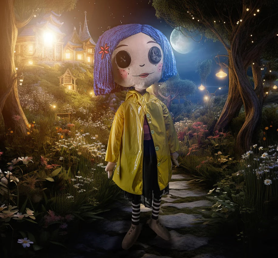Coraline 5' Life-Size Plush with Button Eyes