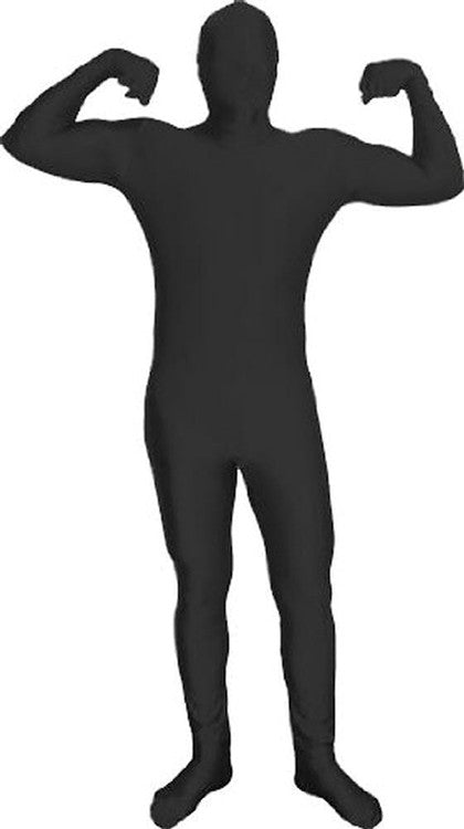 Full Body Black Spandex Suit