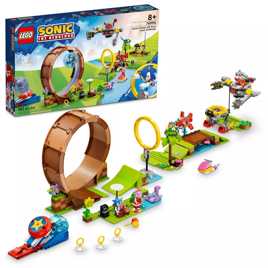LEGO Sonic the Hedgehog Sonic's Green Hill Zone Loop Challenge Playset