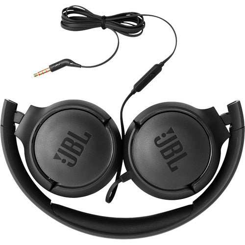 JBL TUNE 500 Wired On-Ear Headphones [Black]