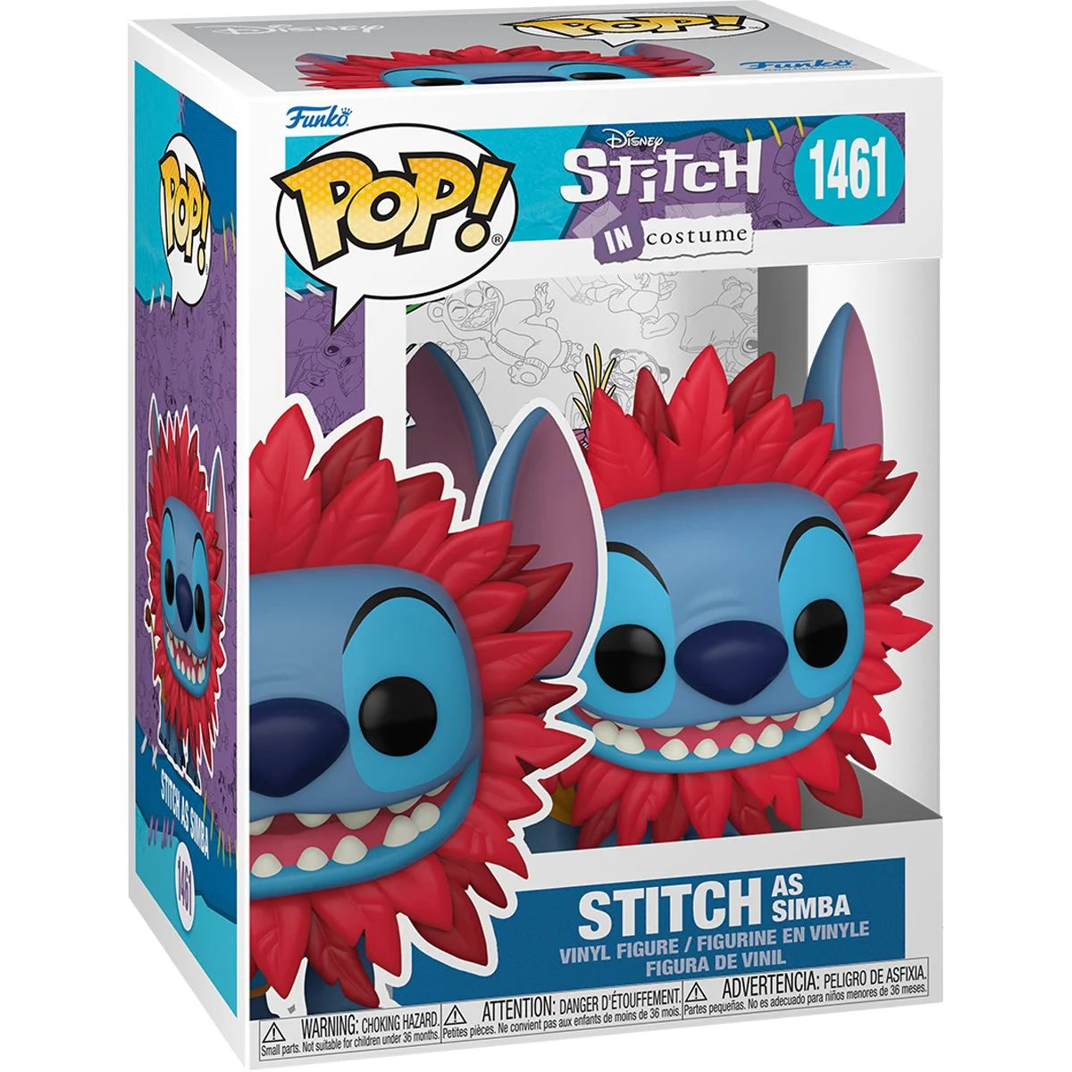 Funko Pop! Lilo & Stitch - Costume Stitch as Simba