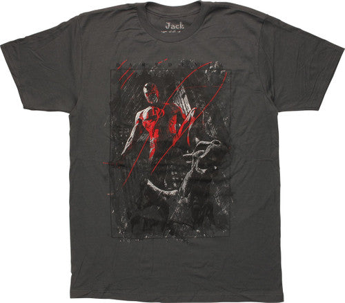 Daredevil Gargoyle City Charcoal T-Shirt