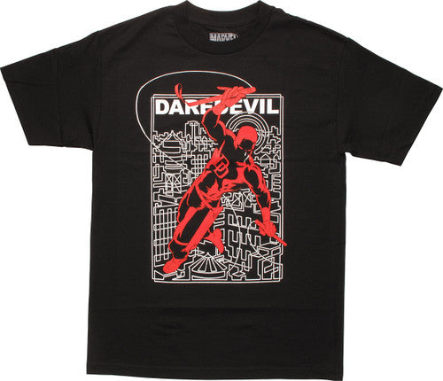 Daredevil Lined City T-Shirt