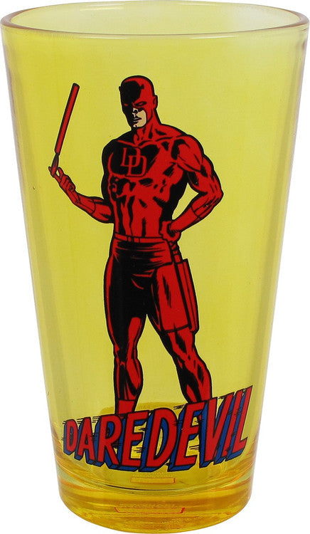 Daredevil Stance Yellow Pint Glass