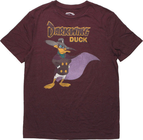 Darkwing Duck Heroic Stance Distressed T-Shirt