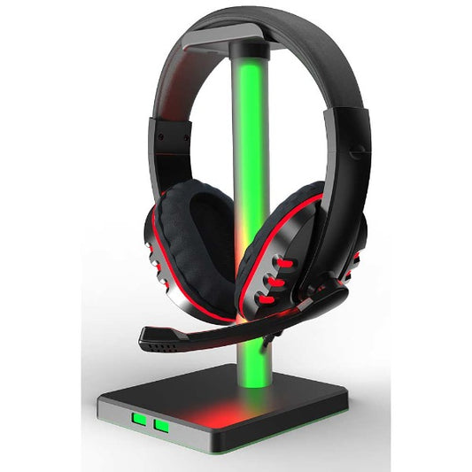 Gamepunk Royale Duo LED Headset and Stand Combo
