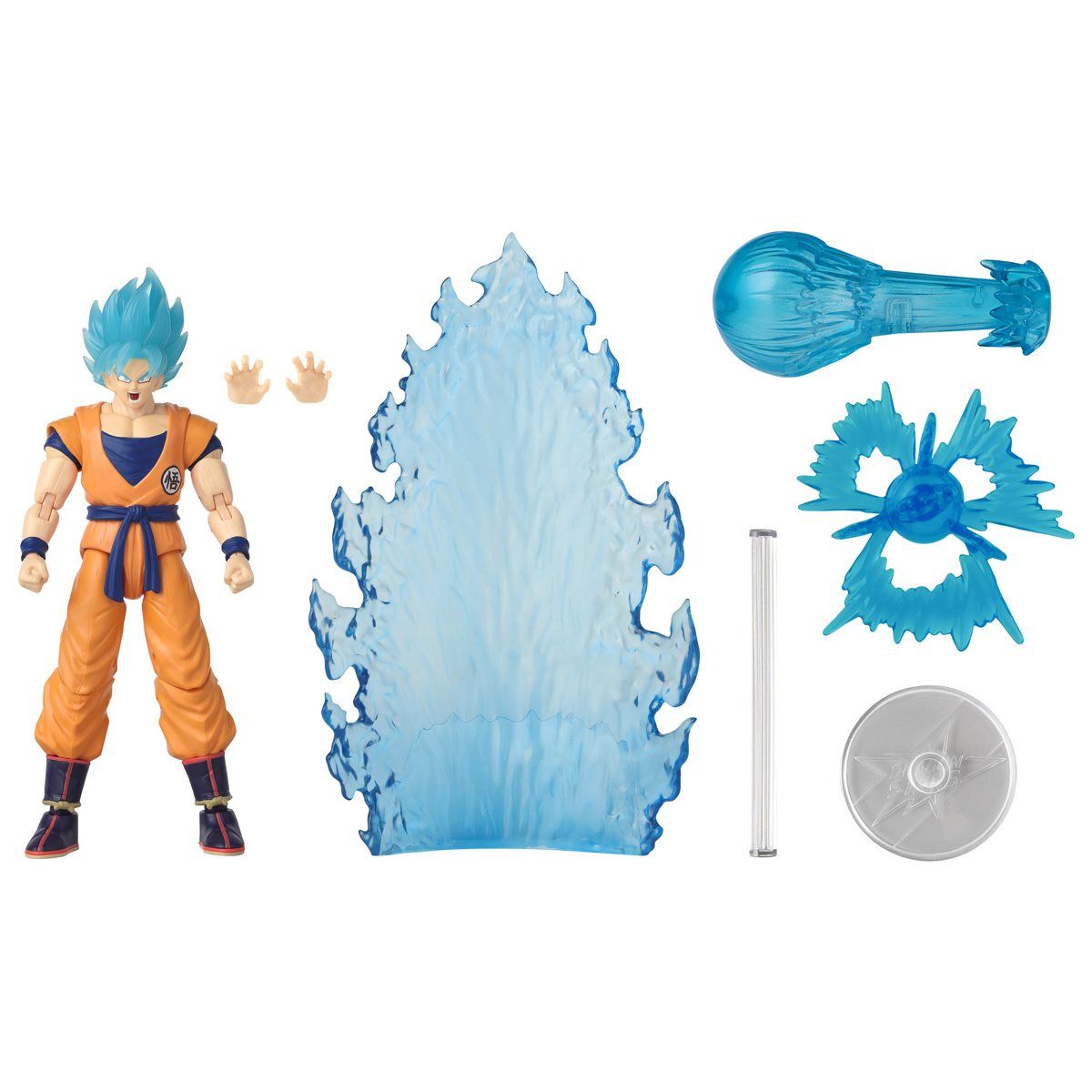 Dragon Ball Super Dragon Stars Power Up Pack Super Saiyan Blue Goku Broly Version Figure