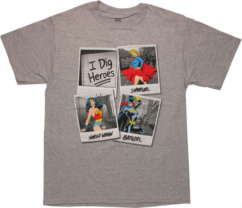 DC Comics Dig Heroes T-Shirt